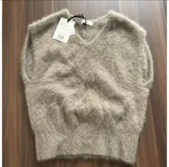 【新品】BARNYARDSTORM カシミヤ&フォックス　ノースリーブニット