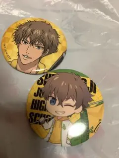 新テニスの王子様 テニプリドンキコラボ 缶バッジ 忍足謙也