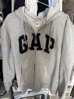 GAP グレー フルジップパーカー Lサイズ