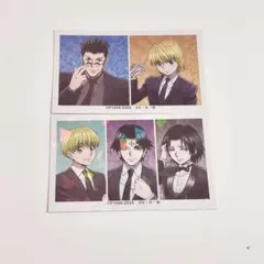 ハンターハンター ホログラムイラストカード アニメイトフェア クラピカ レオリオ