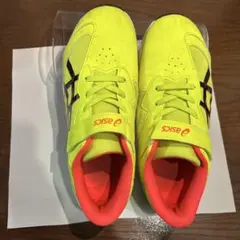 ASICS 23.0cm 蛍光イエロー スニーカー