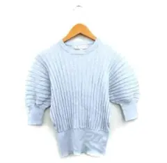 極美品　ロペピクニック ROPÉ PICNIC リブ編みニットトップス　セーター
