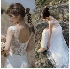 値下げ❗️ドレスプロダクション ウェディングドレス W252 Mサイズ