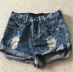 値下げ！one tea spoon デニムショートパンツ★