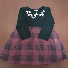 エニファム リボン ワンピース 110サイズ