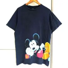 ミッキーマウス ディズニーTシャツ 90s古着 キャラクタービッグプリント