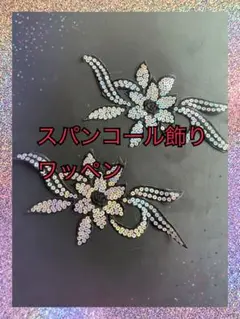 スパンコール飾りワッペン 6個セット