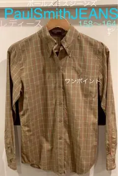★レディースM/ ポールスミスJEANS 長袖チェックシャツ！状態◎