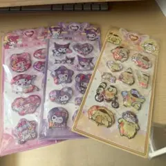 ウォーターシール　キャラクターシール3枚セット　自由組み合わせ相談可能