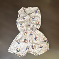 BOBO CHOSES ビーチボール柄　6-7歳 ロンパース　カバーオール