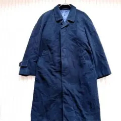 チェスターコート　ロングコート　カシミヤ100% L ネイビー　フォーマル