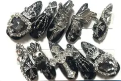 地雷ネイル ゴテゴテ ネイルチップ 地雷 量産型