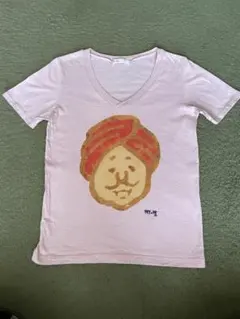 Ne-net ネネット インド人 VネックTシャツ ピンクのサムネイル