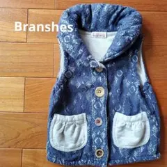 Branshes　ベスト　レース　女の子　80　薄手