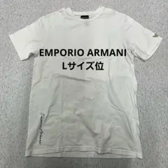 EMPORIO ARMANI シンプルTシャツ ホワイト　Lサイズ位のサムネイル