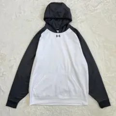 ◎アンダーアーマー　パーカー　プルオーバー ラグラン　裏起毛　L