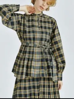 LANVIN en Bleu ブロード プリーツ ブラウスのサムネイル