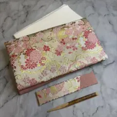 懐紙入れ　菓子切り入れ　セット　花と雪輪　WP-05のサムネイル