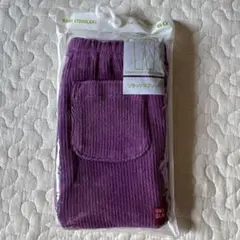新品　UNIQLO レギンス　リラックススパッツ パープル 80