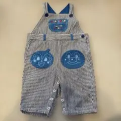 アンパンマン ストライプ オーバーオール