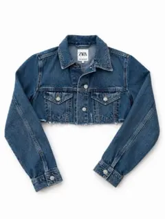 ZARA クロップド丈 デニムジャケット