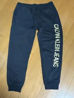 CALVIN KLEIN JEANS スウェットパンツ L ブラック