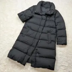 UNIQLO 大きいサイズXL ロングライトダウン ボリューム 블랙