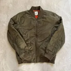 old GAP MA-1 ボンバージャケット IDEALジップ ミリタリー