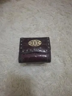 ANNA SUI 三つ折り財布 がま口 エンボス加工のサムネイル
