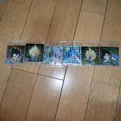 ドラゴンボールウエハース　ベジータ6点セット