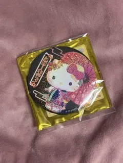 サンリオ　ハローキティ　ピューロランドネオナツマツリ　缶バッジ