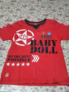 BABY DOLL 赤 Tシャツ 140