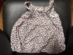 KUMIKYOKU ノースリーブ ワンピース 花柄