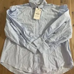 ZARA パフスリーブシャツ ビジュー付きM 新品