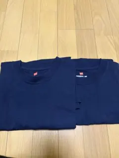 Hanes BEEFY ネイビー　Tシャツ　Sサイズ 2枚