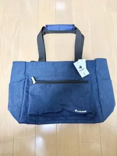 ルコック　トートバッグ　ネイビー