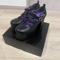 ヨースケ YOSUKE 厚底チャンキーヒールパンプス