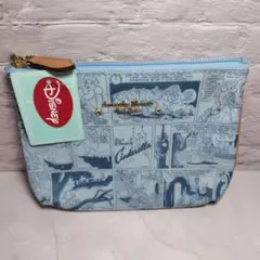 サマンサタバサ プチチョイス ポーチ 不思議の国のアリス ディズニー ブルー