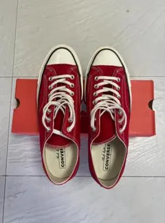 【未使用品】CT70 ローカット 赤 28cm