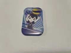 ハイキュー　グラフアート　スクエア缶バッジ　影山