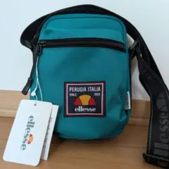新品未使用タグ付き　ellesse グリーン ショルダーバッグ　匿名発送のサムネイル