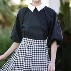448h*ドレステリア DRESSTERIOR 2WAYバルーンスリーブブラウス - メルカリ