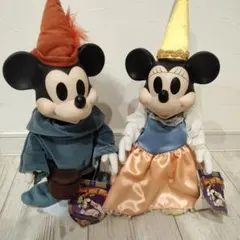 当時品　ディズニーストア ミッキー　オルゴール　ヴィンテージ　2体セット