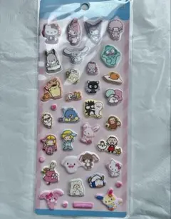 サンリオキャラクターズ　ぷっくりシール