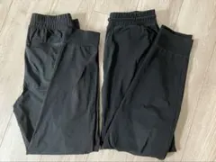 UNIQLOユニクロジョガーパンツ Sサイズ２枚ブラック