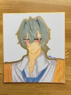 水彩画 キャラクターアート 約15cm