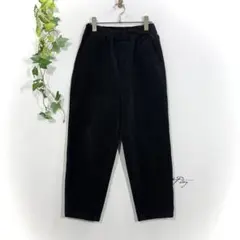 無印良品 コーデュロイパンツ テーパード 黒 小さいサイズ XXS-XS