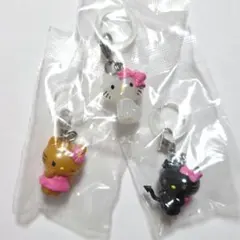 ② ハローキティ めじるしアクセサリー 3点セット ガチャガチャ