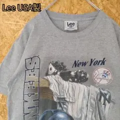 90s USA製 Lee MLB  ニューヨークヤンキース Tシャツ 希少 M