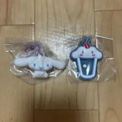 クリアクリームソーダめじるしラバーチャーム　サンリオ ふわわフロッキーマスコット